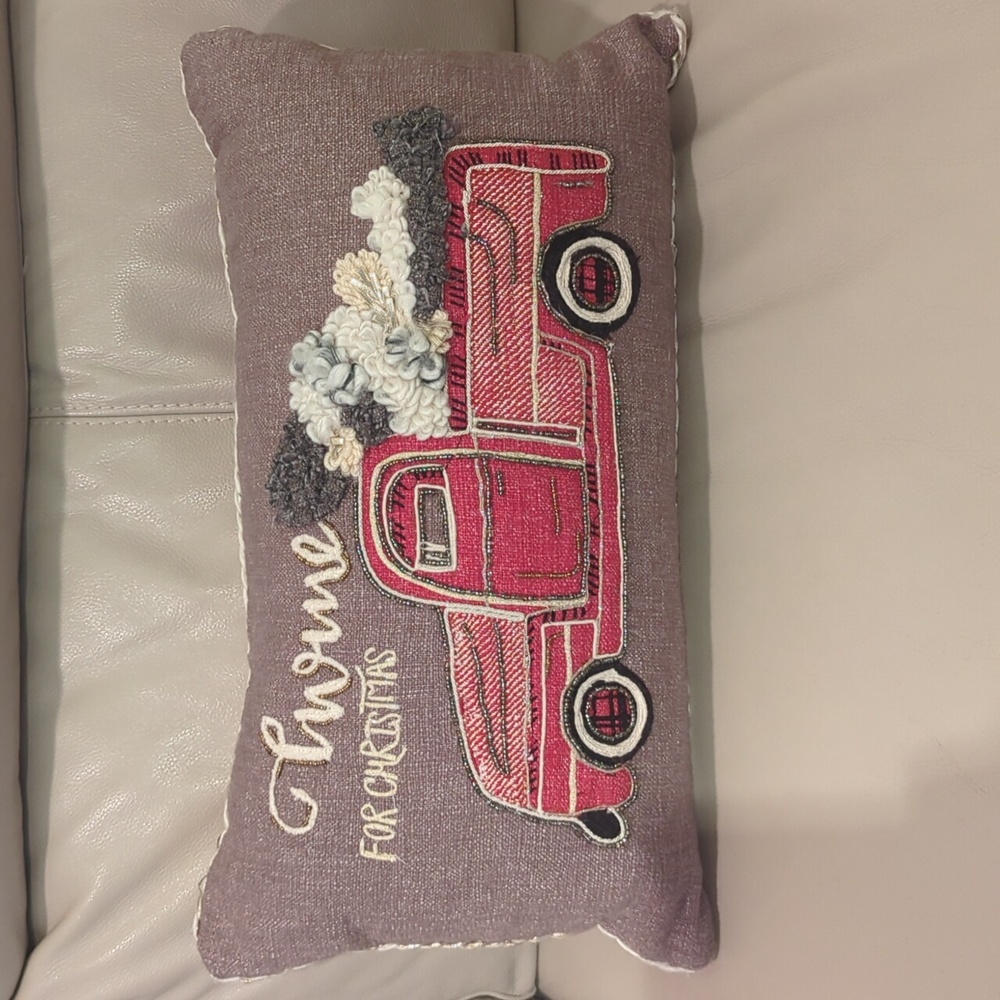 Home For Christmas Decorative Pillow